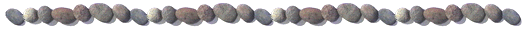 row of pebbles